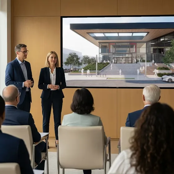 Apresentação de projeto de arquitetura com visual fotorrealista no SketchUp